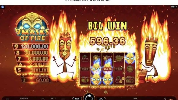 9 Masks of Fire automat - Najlepší casíno