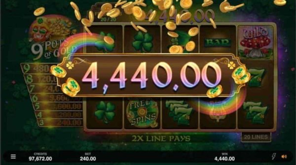 9 Pots of Gold automat - Najlepší casíno
