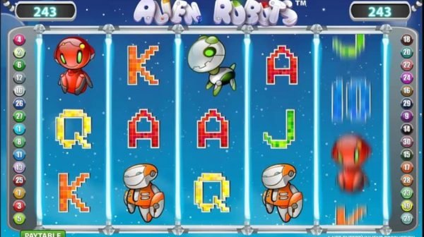 Alien Robots automat - Najlepší casíno