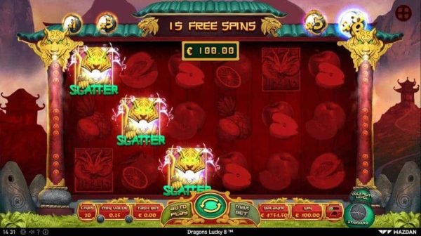 dragons lucky 8 automat zdarma