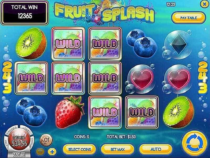 Fruit Splash automat zdarma