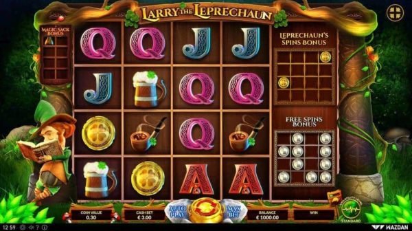 Larry the Leprechaun automat zdarma