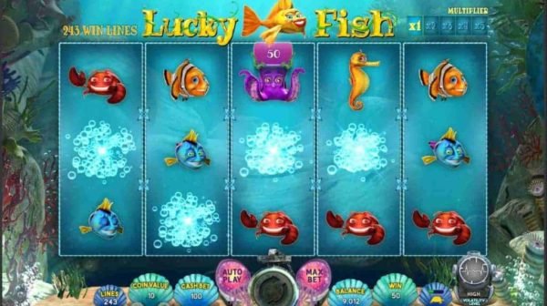 Lucky Fish automat zdarma