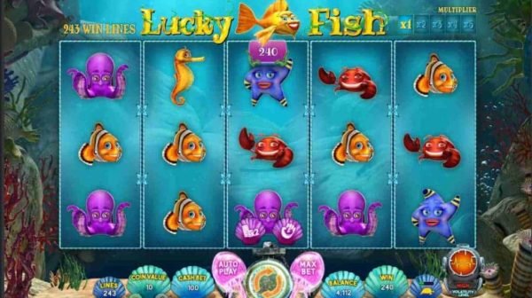 Lucky Fish automat zdarma