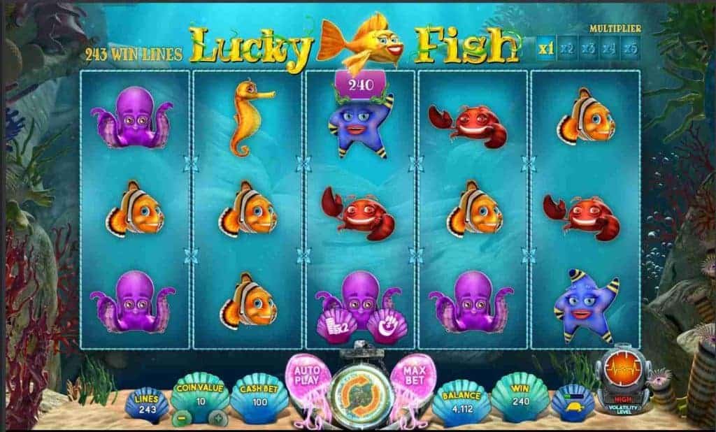 Lucky Fish automat zdarma