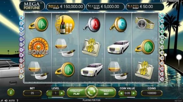 mega fortune automat zdarma