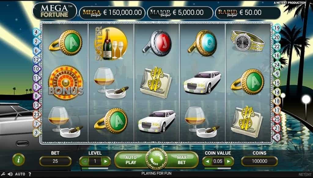 Mega Fortune automat zdarma