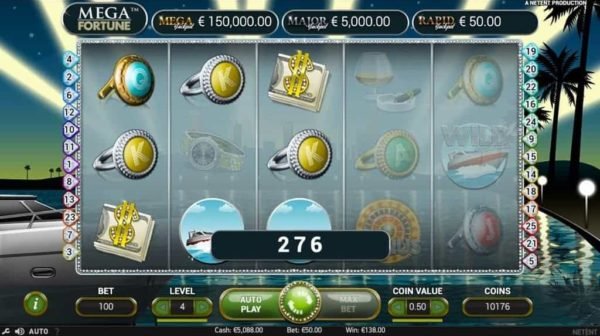 mega fortune automat zdarma