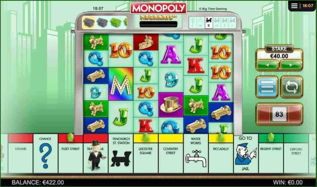Monopoly Megaways automat zdarma