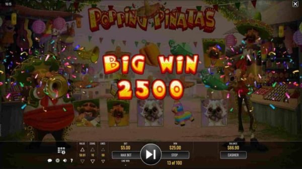 Popping Pinatas automat zdarma