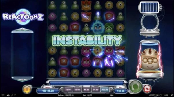 Reactoonz automat zdarma