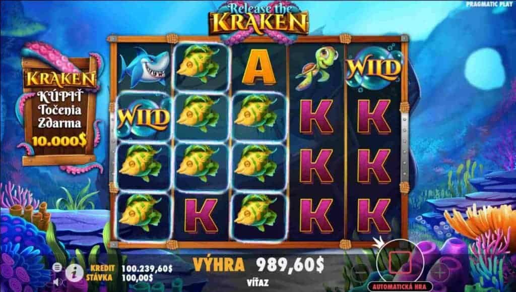 Release the Kraken automat zdarma