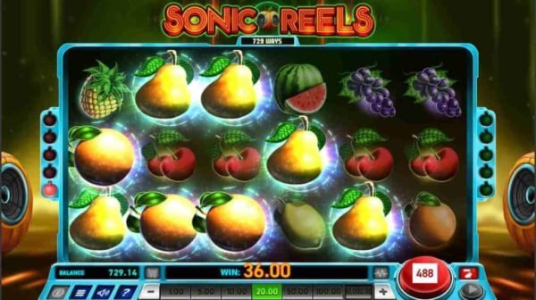 Sonic Reels automat - Najlepší casíno