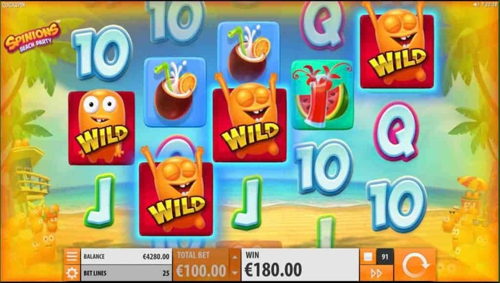 Spinions Beach Party automat zdarma