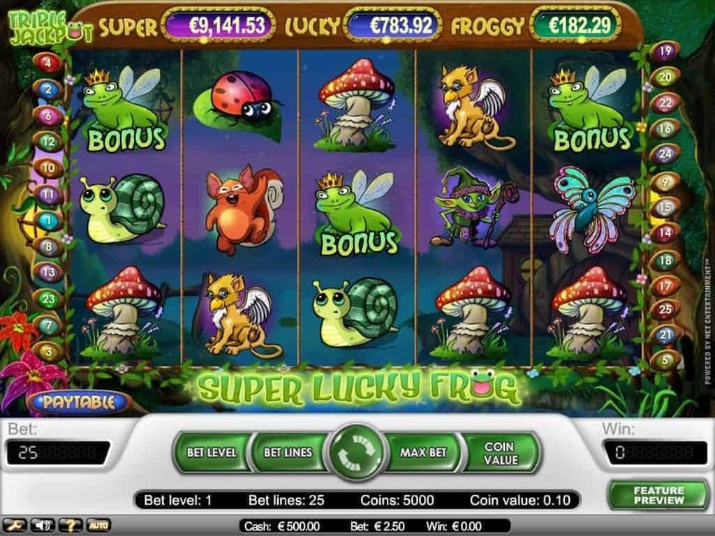 Super Lucky Frog automat zdarma