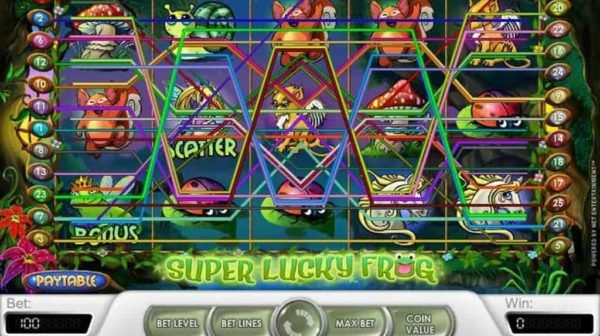 Super Lucky Frog automat - Najlepší casíno