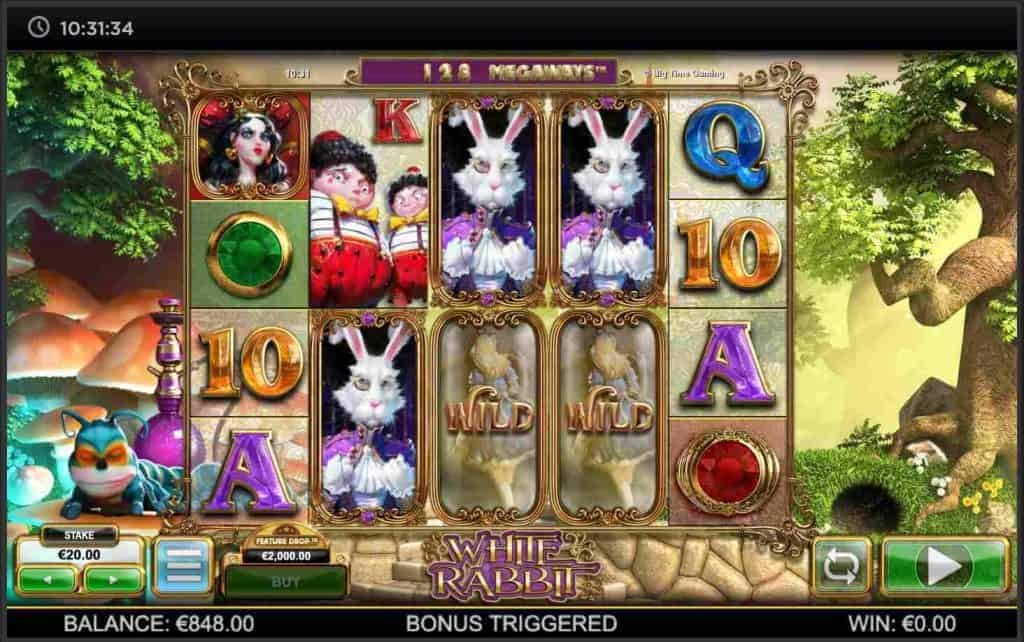 White Rabbit Megaways automat zdarma