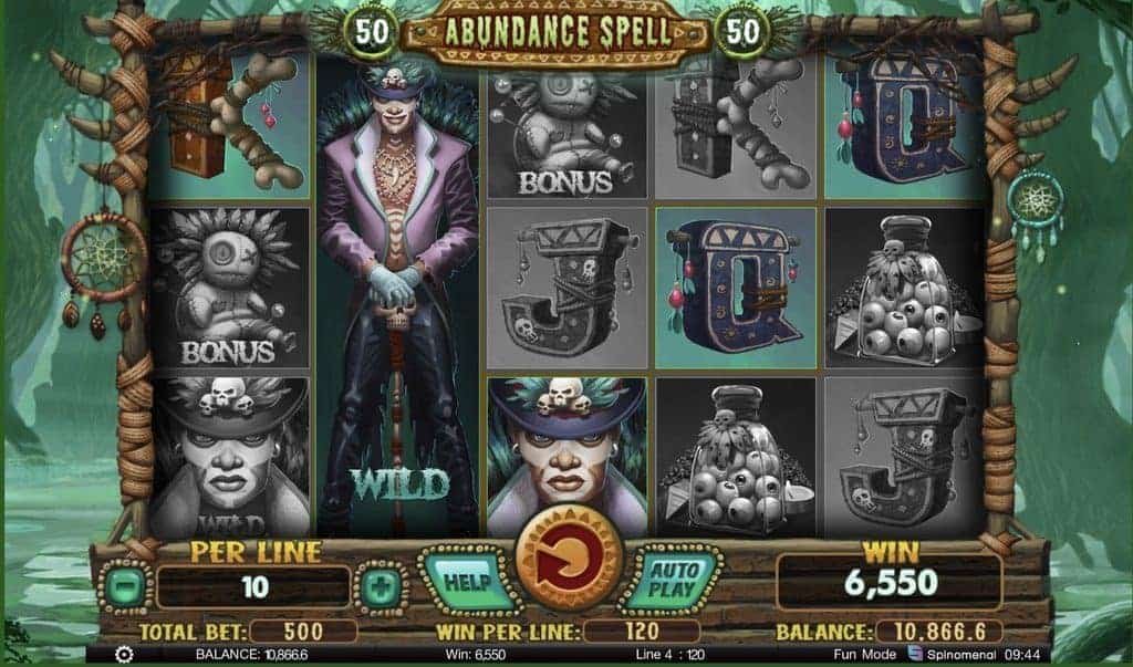 Abundance Spell automat zdarma