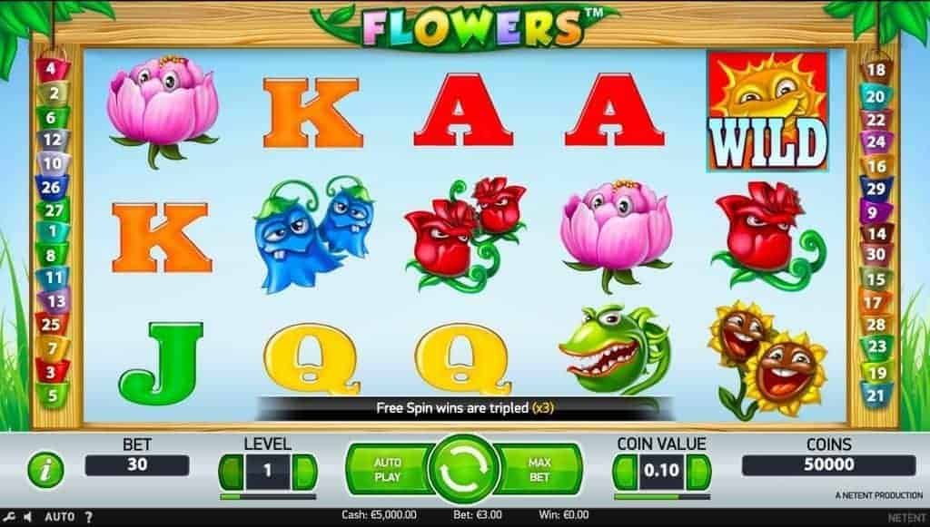 Flowers automat zdarma