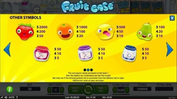 Fruit Case automat zdarma
