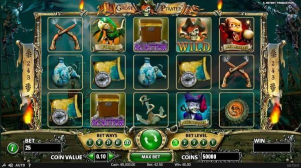 Ghost Pirates automat zdarma