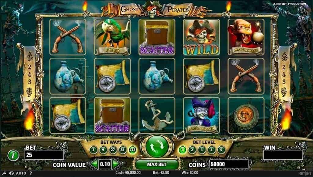 Ghost Pirates automat zdarma