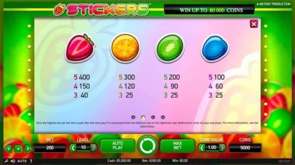 Stickers automat zdarma