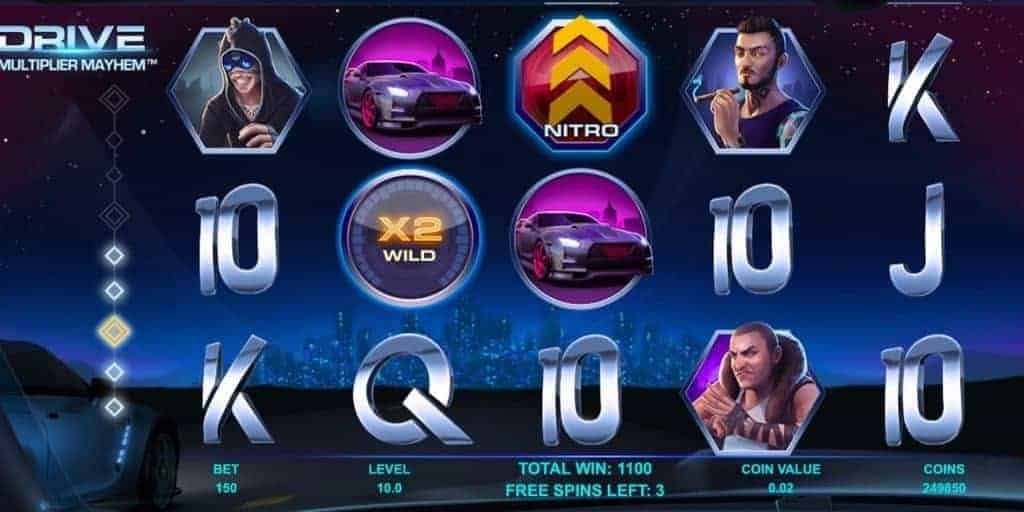 Drive Multiplier Mayhem automat zdarma