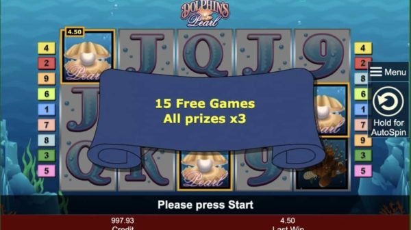 Dolphin’s Pearl automat zdarma