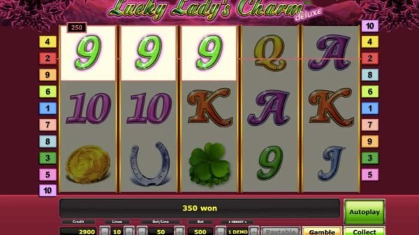 Lucky Lady’s Charm automat zdarma