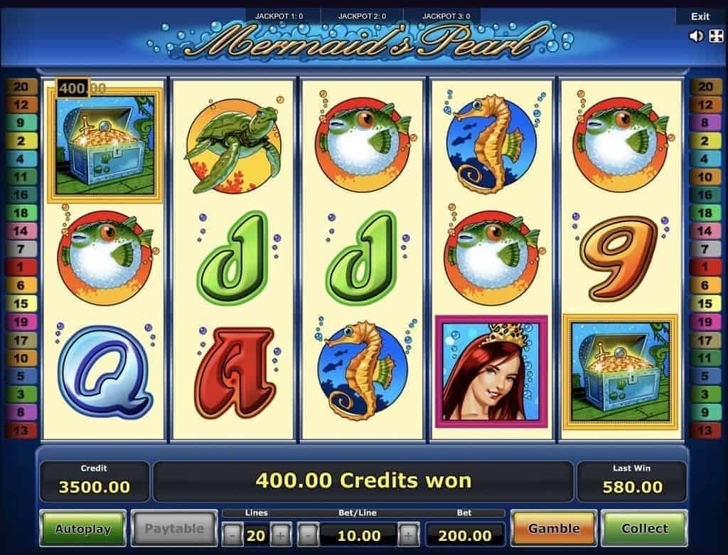 Mermaids Pearl automat zdarma