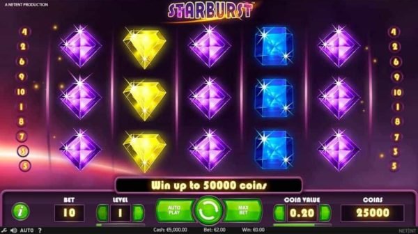 Starburst automat zdarma
