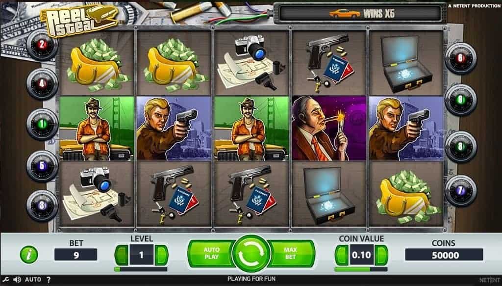The Reel Steal automat zdarma