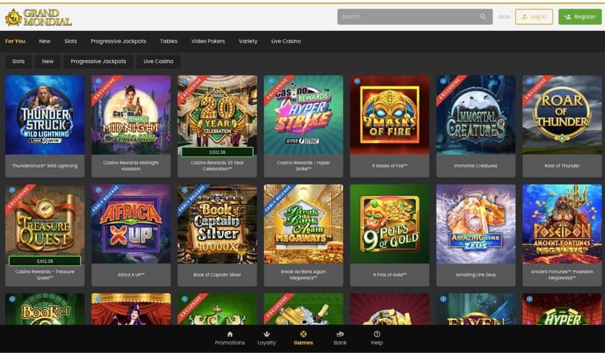 grand mondial casino recenze_hry