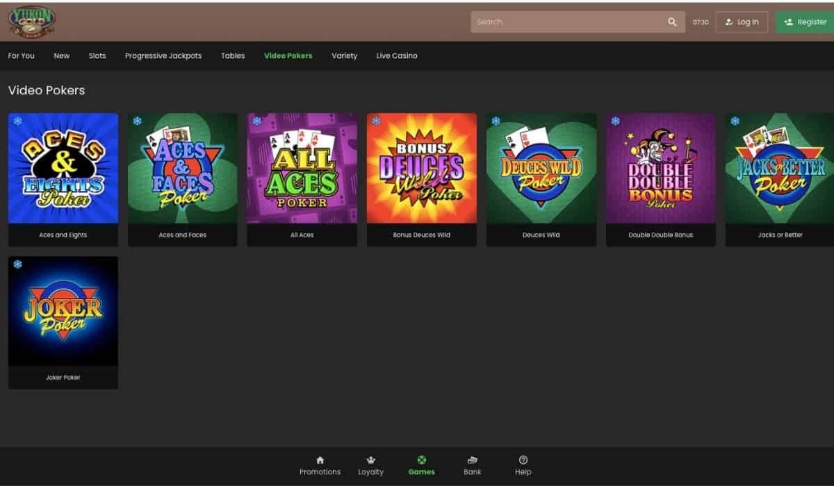 yukon gold casino recenze screen 3