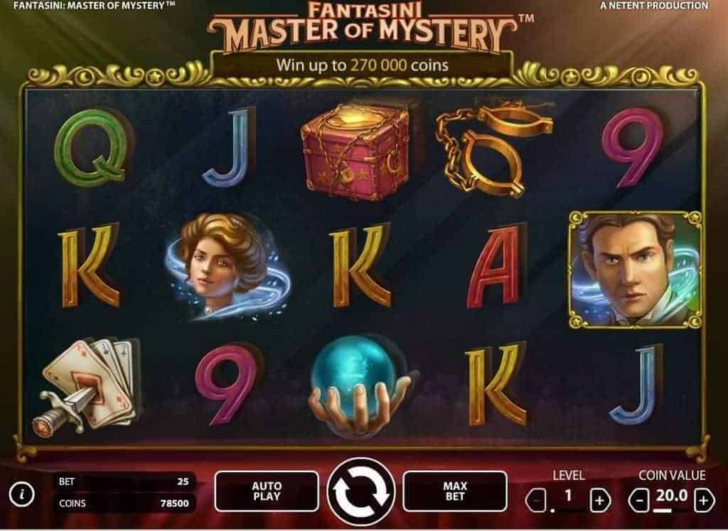 Fantasini Master of Mystery automat zdarma