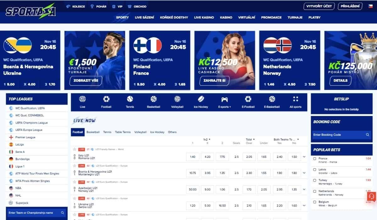 sportaza casino recenze