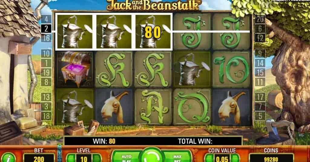 Jack and the Beanstalk automat zdarma
