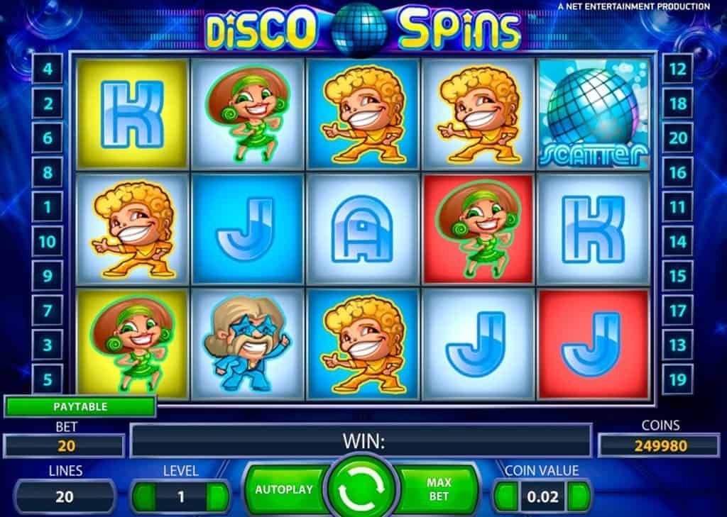 Disco Spins automat zdarma