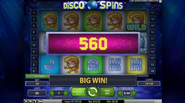 Disco Spins automat zdarma