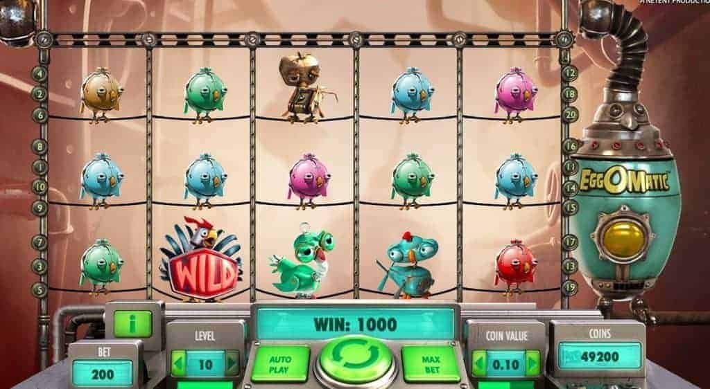 Eggomatic automat zdarma