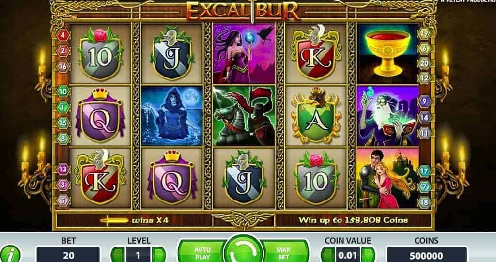 Excalibur automat zdarma