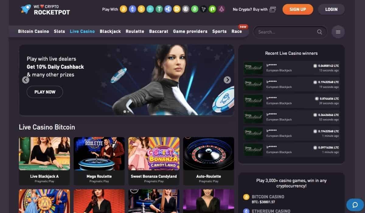 rocketpot casino recenze