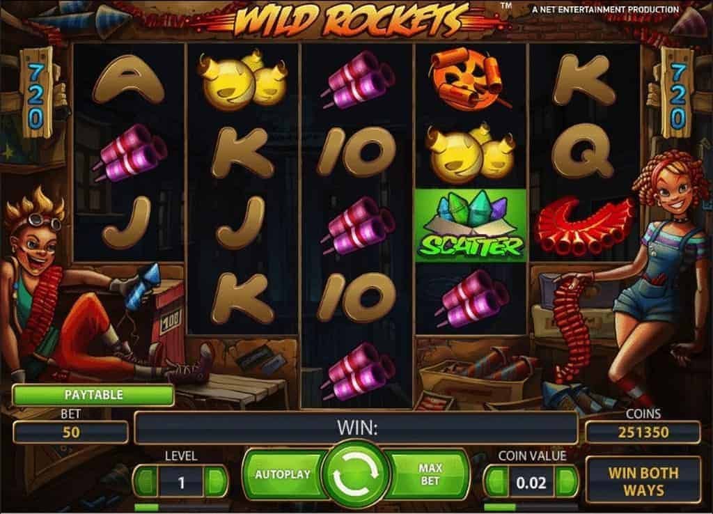 Wild Rockets automat zdarma