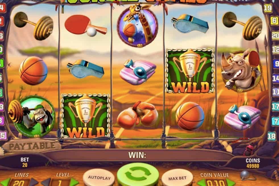 Jungle Games automat zdarma