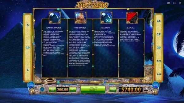 Pharaohs and Aliens automat