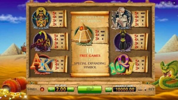 Pyramid Treasure automat