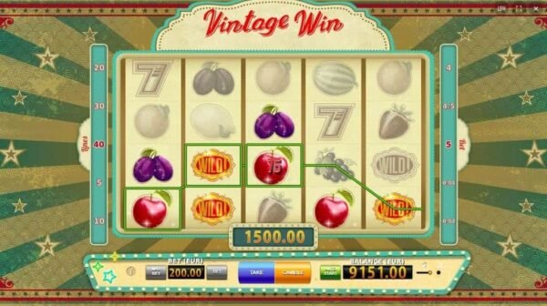 Vintage Win automat zdarma