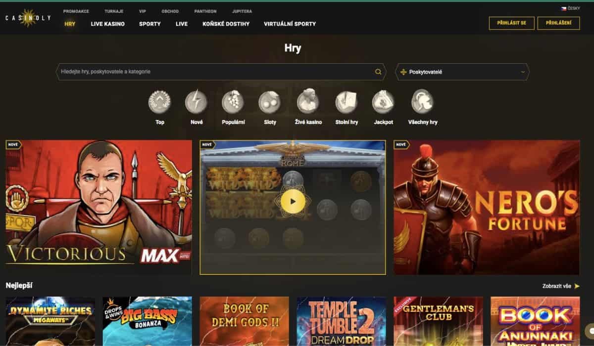 casinoly casino recenze hry