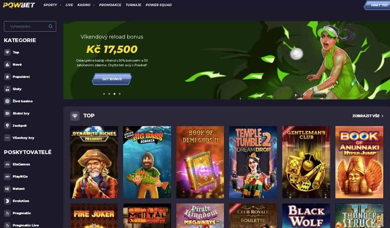 powbet casino recenze hry